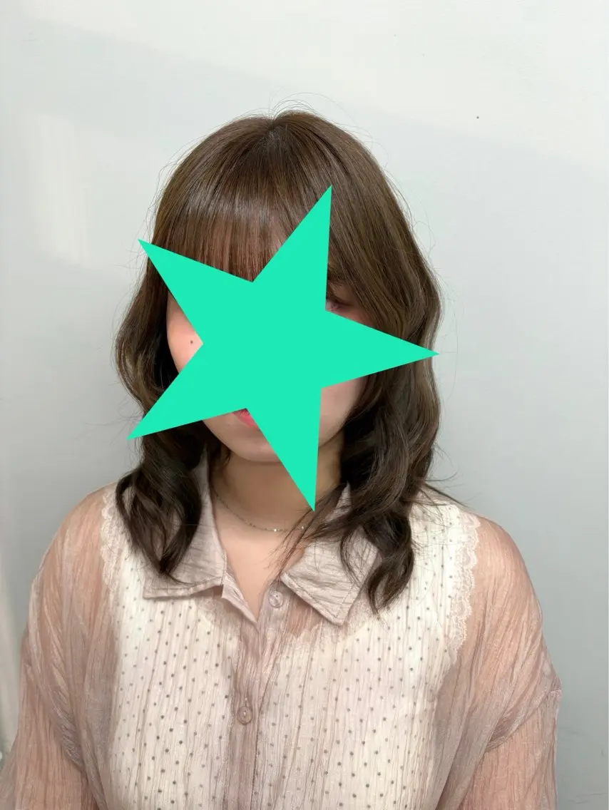 【ケア付き!】ダメージレスカラー➕カットの写真