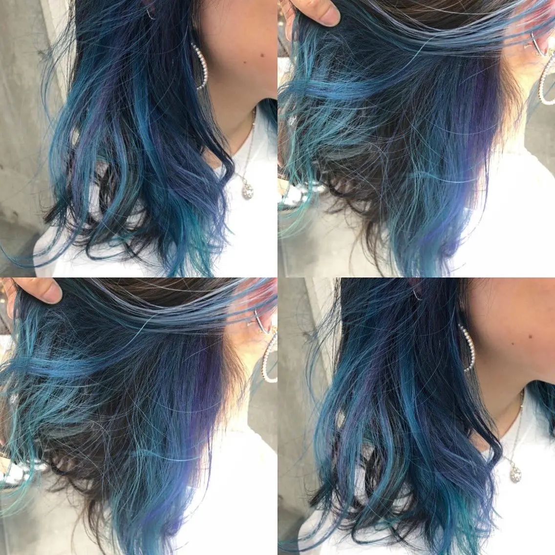 セミロング カラー ショートボブ アッシュ バレイヤージュ ミストバング ベージュカラー カット ヘアカラー トリートメント 原宿サロン代表 デザインカラー伊藤卓のヘアスタイル