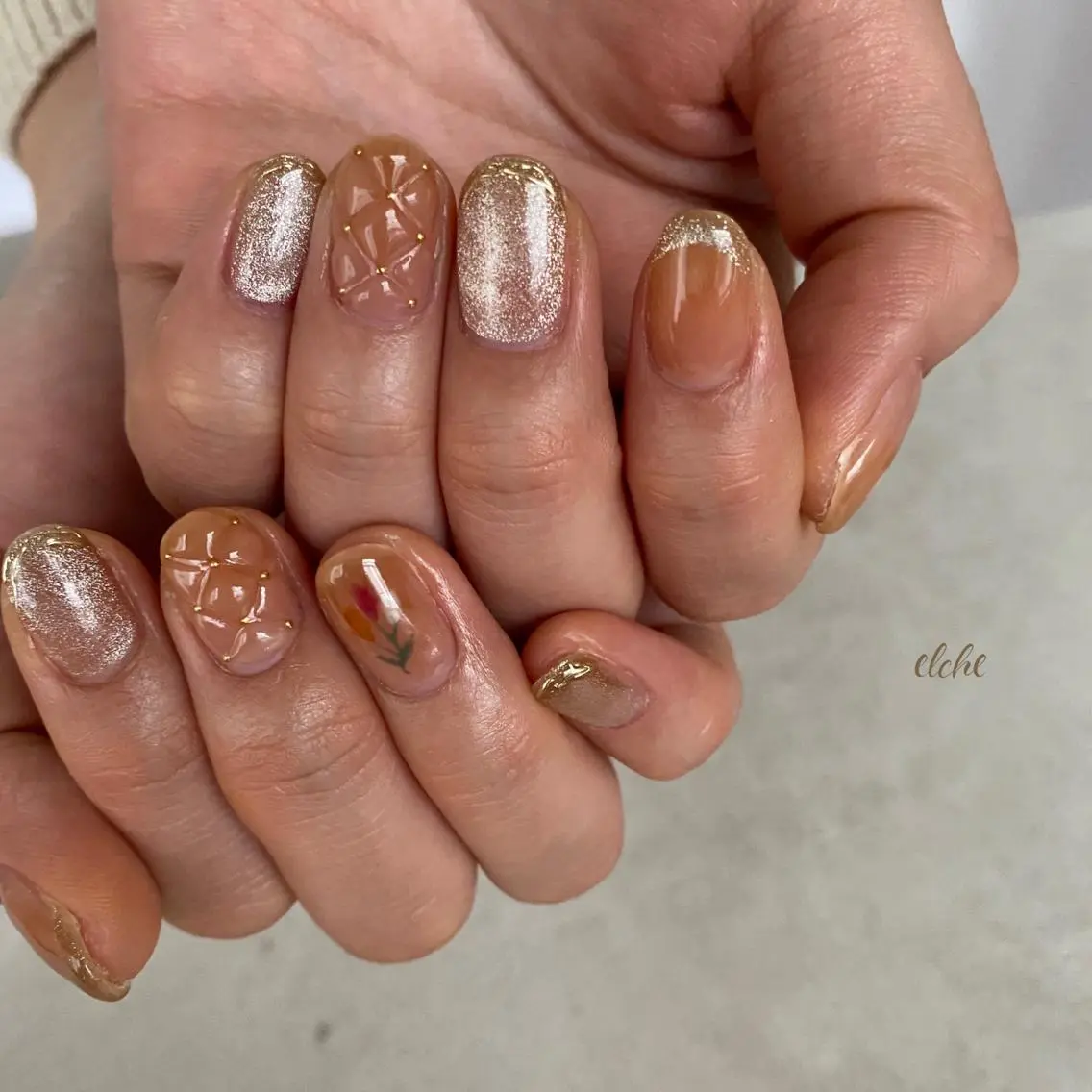 ネイル アートネイル salon de fika【中崎町】のネイルデザイン