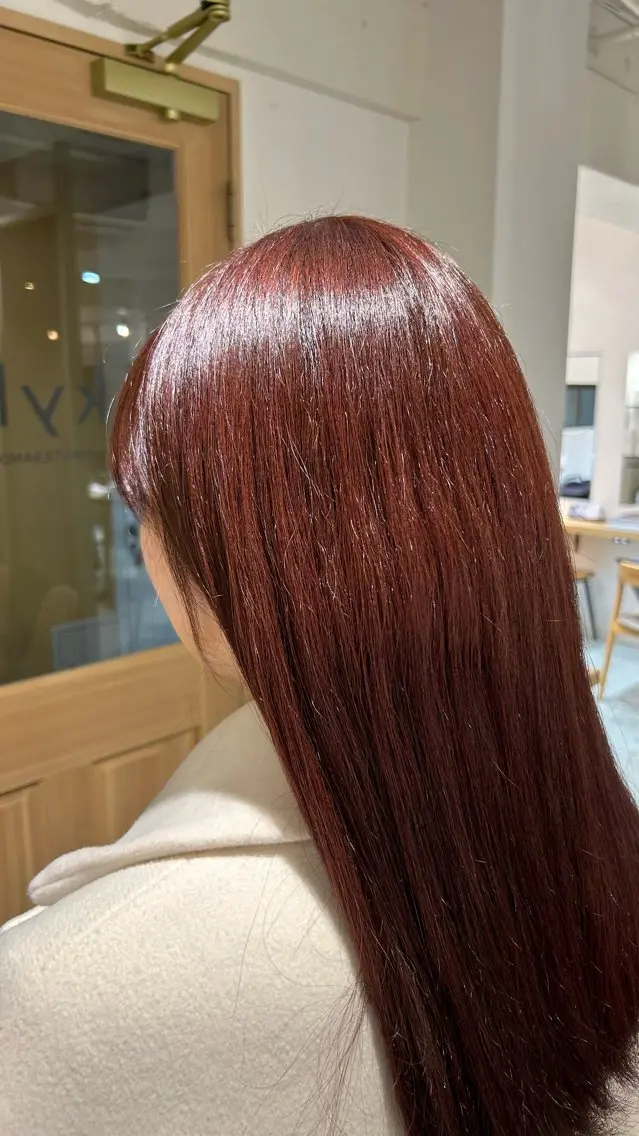 セミロング カラー 💖竹島 遥楓💖のヘアスタイル