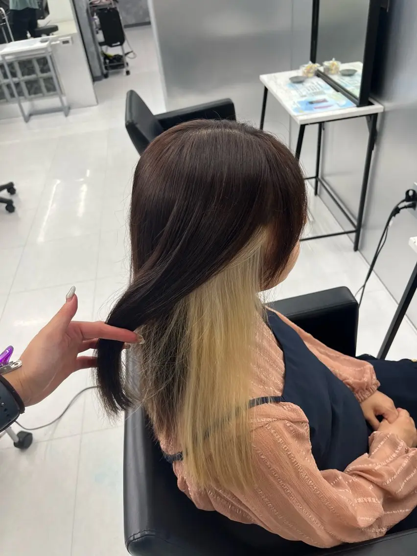カラー pink hair 🩷mayu🩷のヘアスタイル