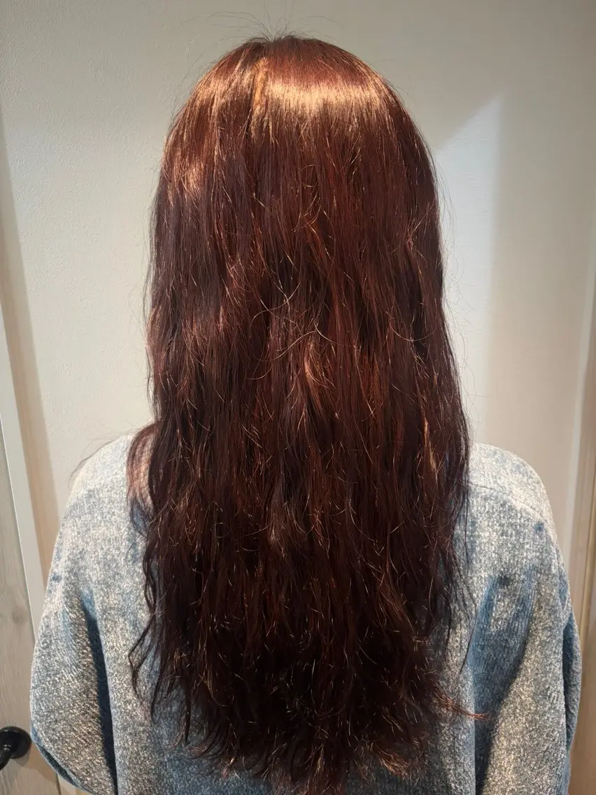 カラー ブラウンカラー レッドカラー 透明感カラー/艶髪 MOMOのヘアスタイル