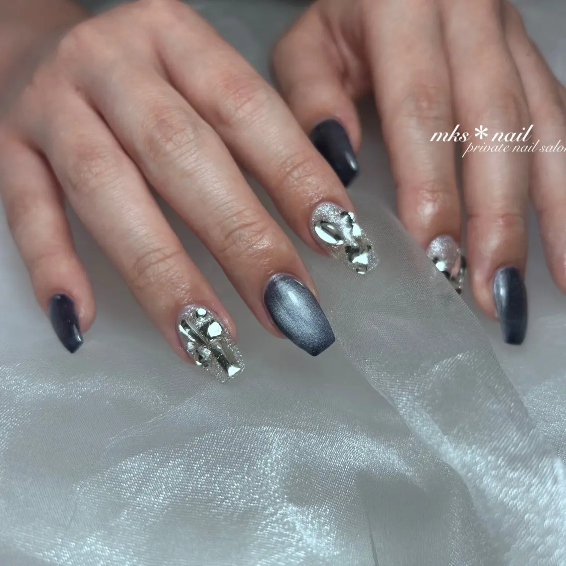 ネイル mks＊nail //  枚方長尾のネイルデザイン