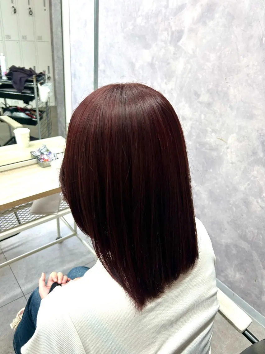 ミディアム カラー 🤎透明感カラー 🤎🧸ちひろのヘアスタイル
