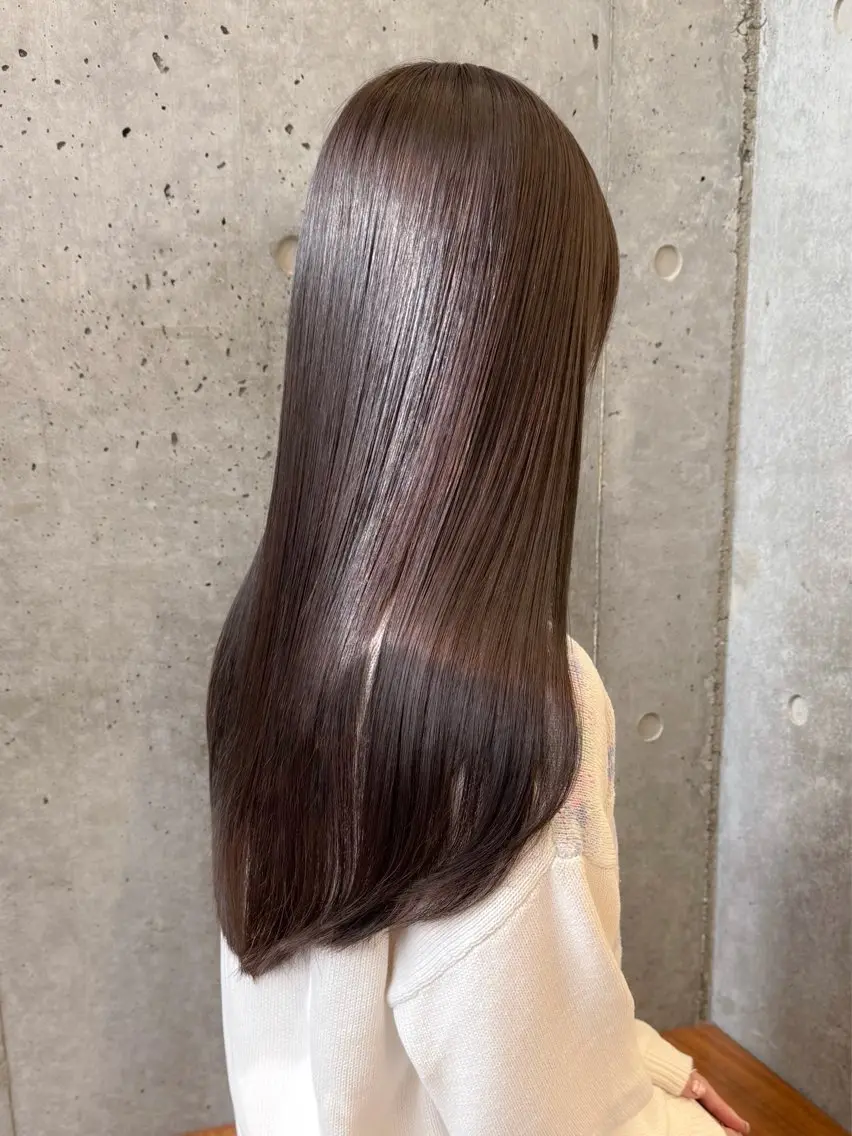 🌷リピーター様限定🌷美髪縮毛矯正+メンテナンスカット+髪質改善リボントリートメントの写真