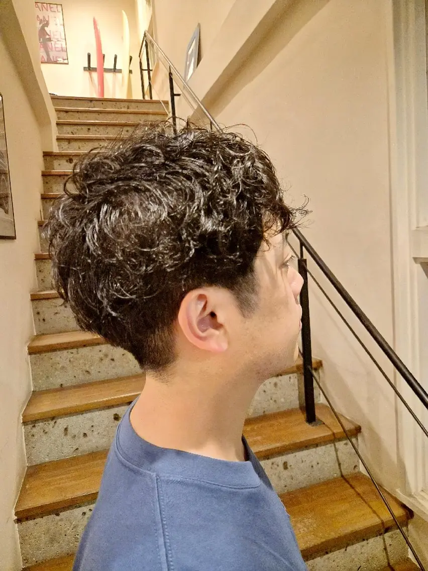パーマ メンズ メンズパーマ ￥0円モデル募集中❗ 小村田 亮子のヘアスタイル