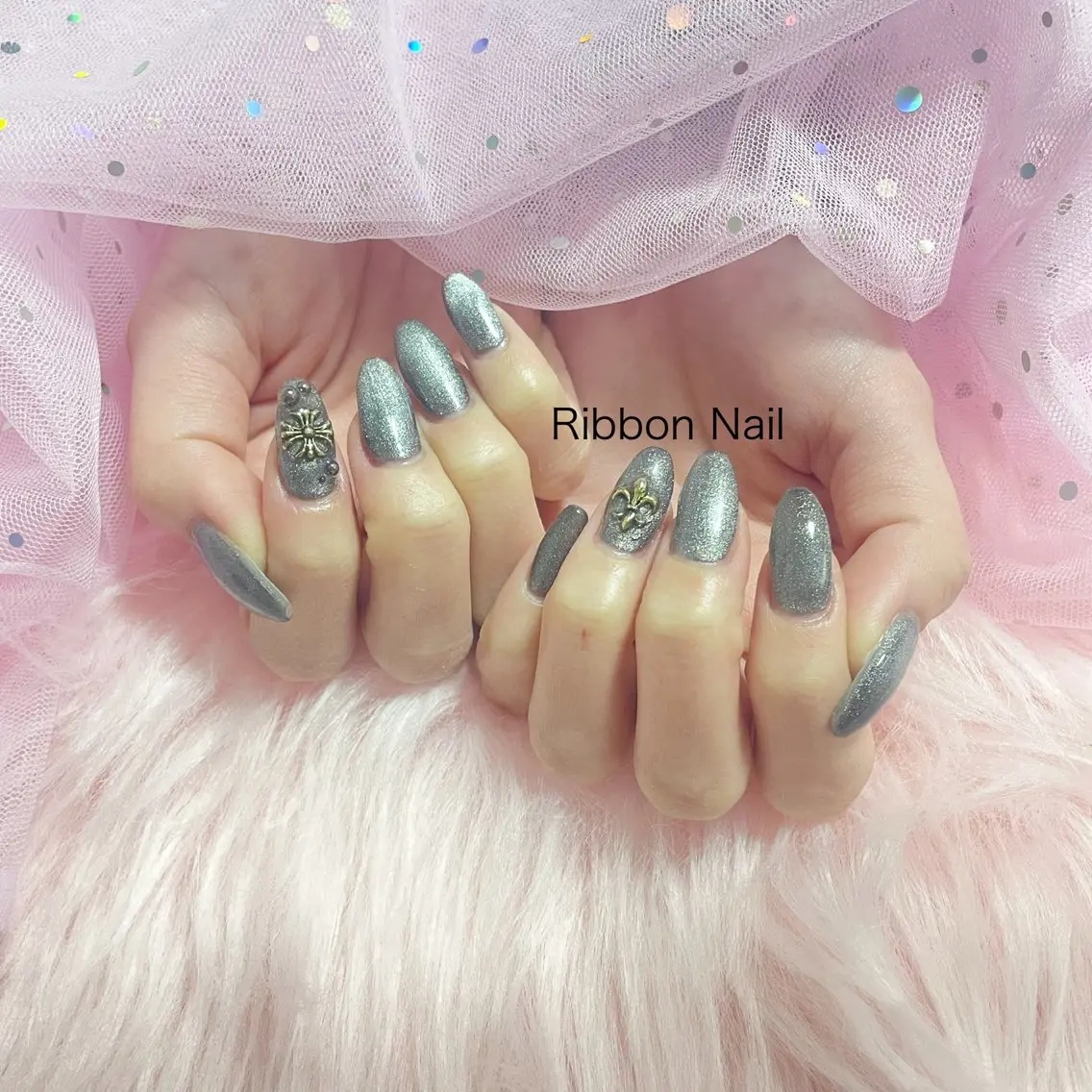 ネイル マグネットネイル Nail Ambra Fusamiのネイルデザイン