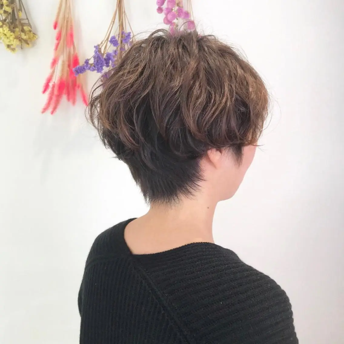 ショート カラー パーマ 似合わせカット🌿 前川のヘアスタイル