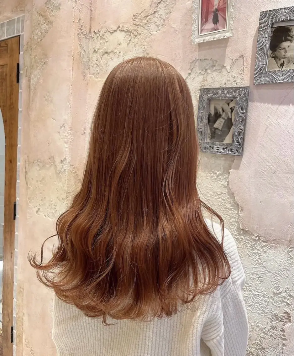 ロング カラー ❤️縮毛矯正❤️ 髪質改善❤️平野実花のヘアスタイル