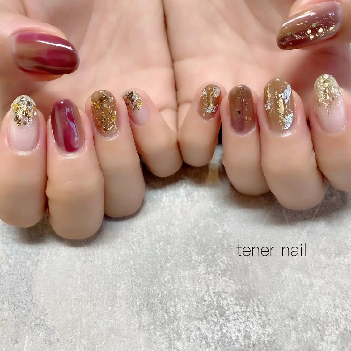 ネイル ニュアンスネイル テネルネイル tener nailのネイルデザイン