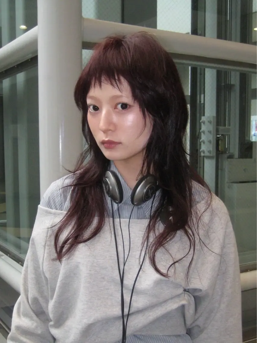 ミディアム 艶カラー/高円寺 MIHOのヘアスタイル