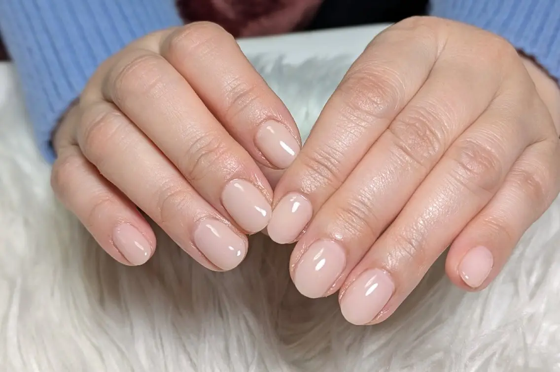 ネイル ピンク シンプルネイル ハンドネイル m&pPrivate nailsalonのネイルデザイン