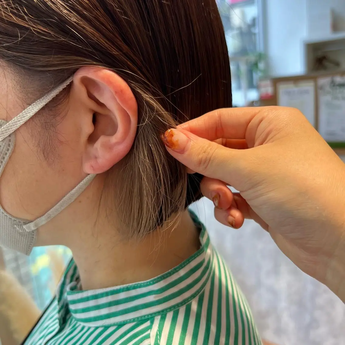 ショート ボブ ヘアカラー インナーカラー♡ Nanakoのヘアスタイル