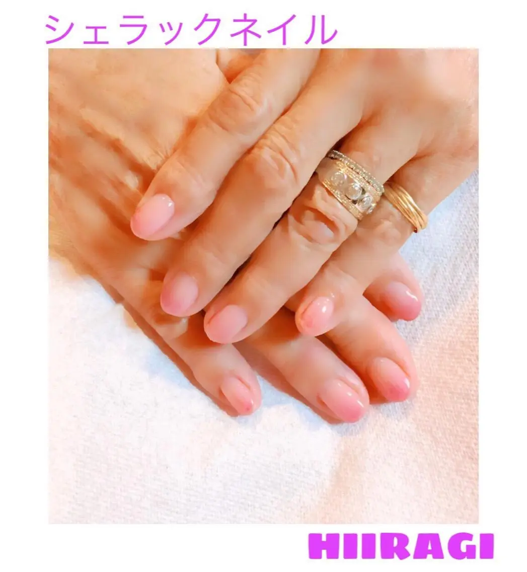 ネイル グラデーション 美容室 HIIRAGIのマツエク・マツパデザイン