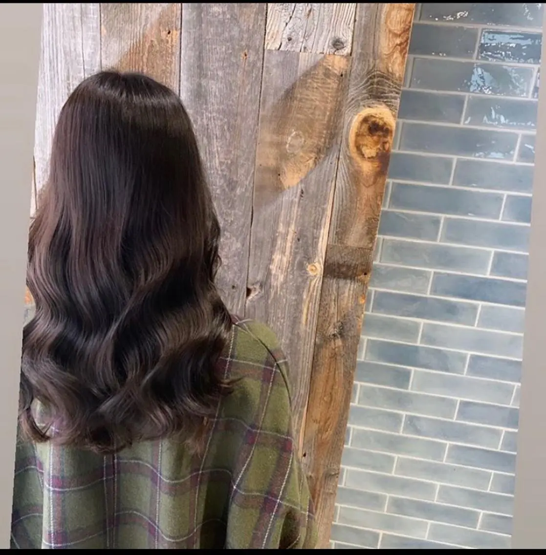 ロング ヨシンモリ ハマサキ 【店長】のヘアスタイル
