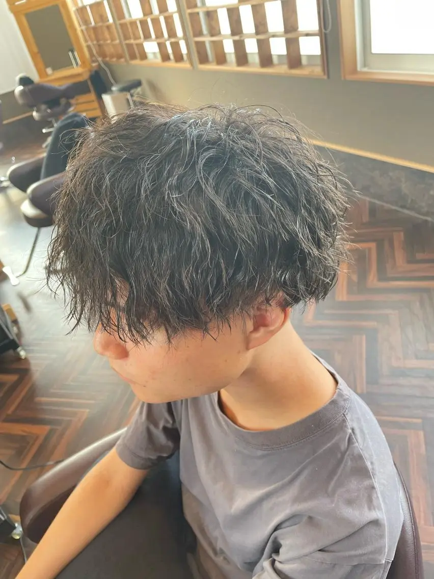 【メンズ限定】カット＋話題の無造作パーマの写真