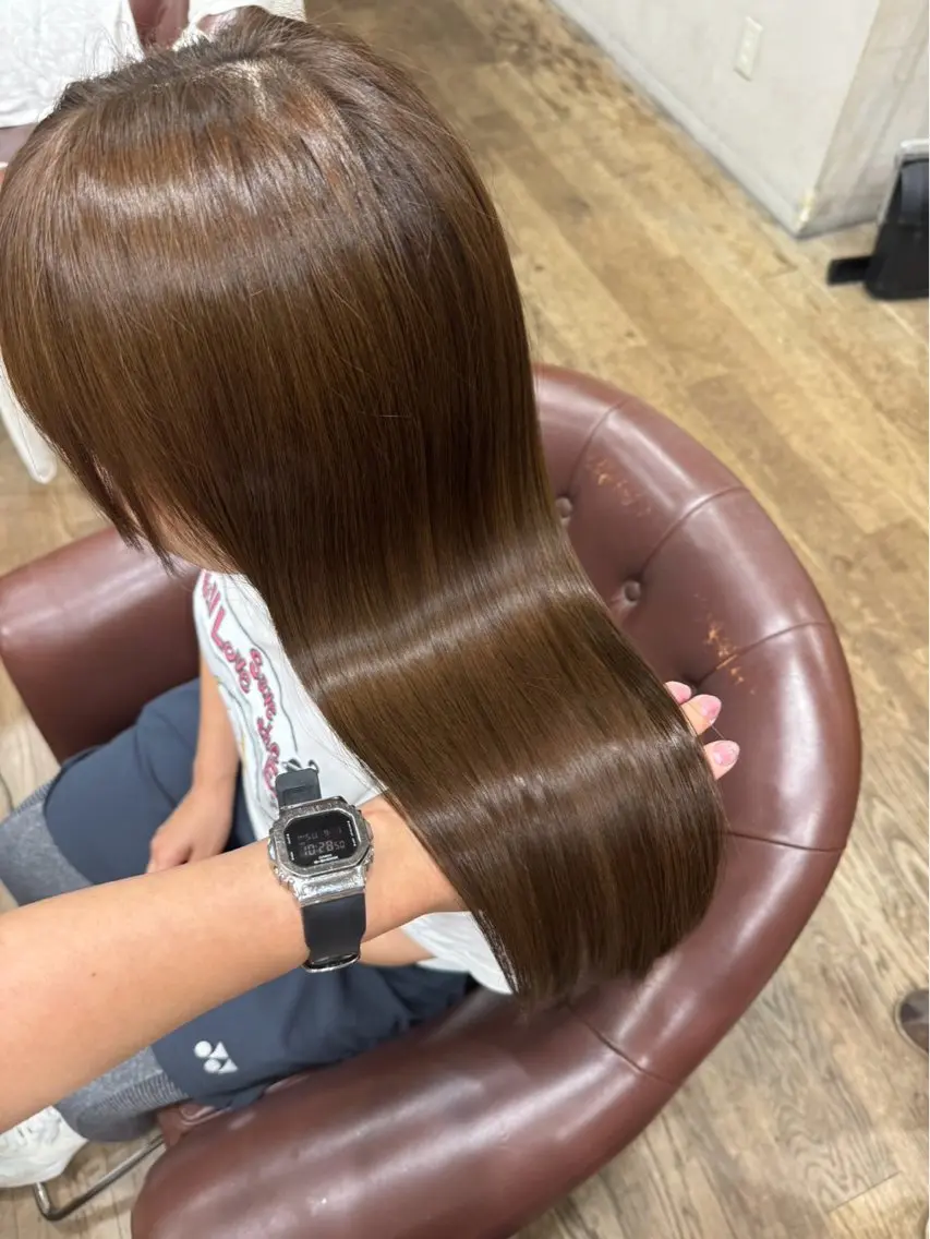 セミロング 坂本 小春のヘアスタイル