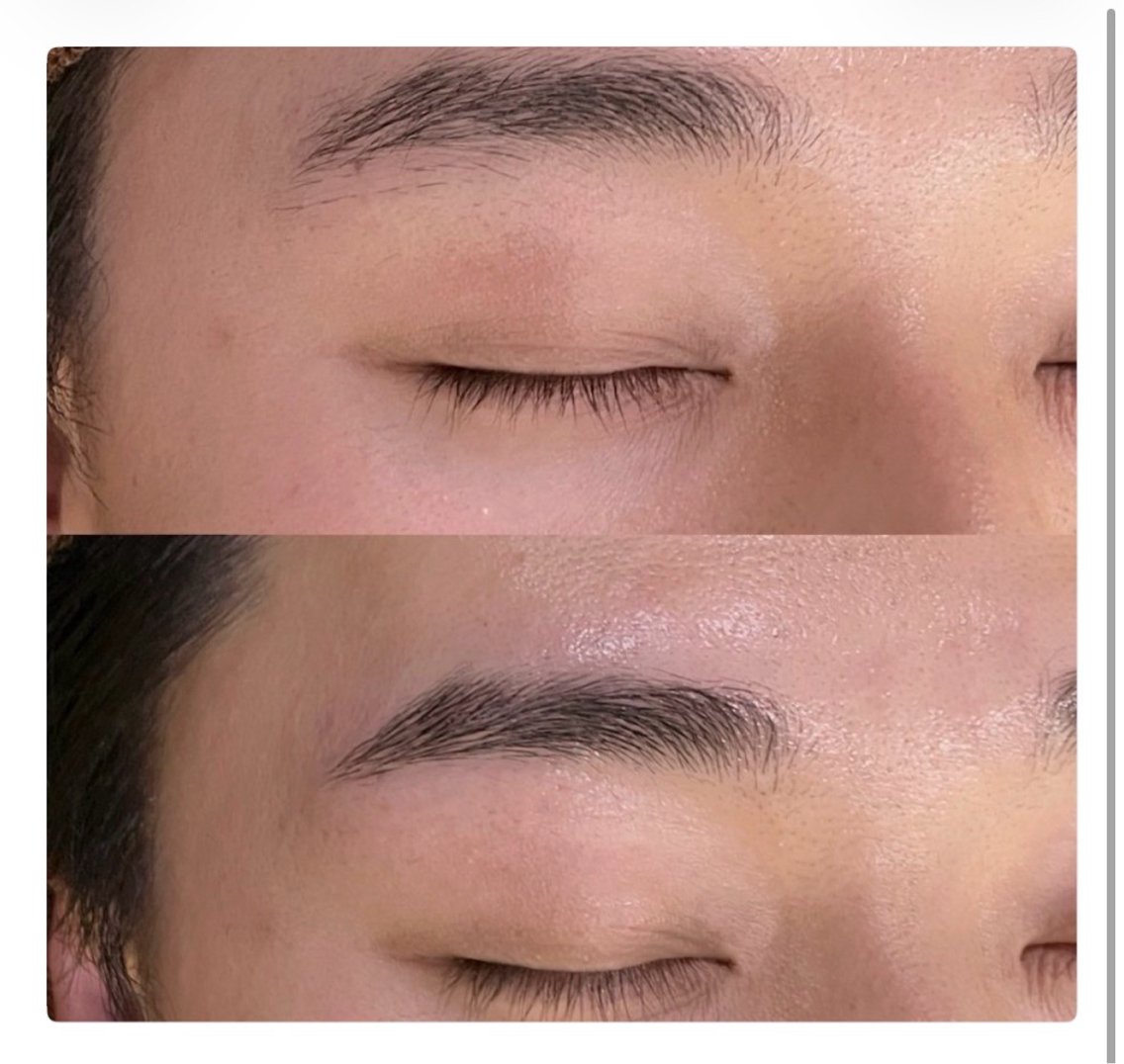 アイブロウ メンズアイブロウ 眉毛ワックス脱毛 ワックス脱毛 眉カット 透明感カラー👗 / コハルのヘアスタイル