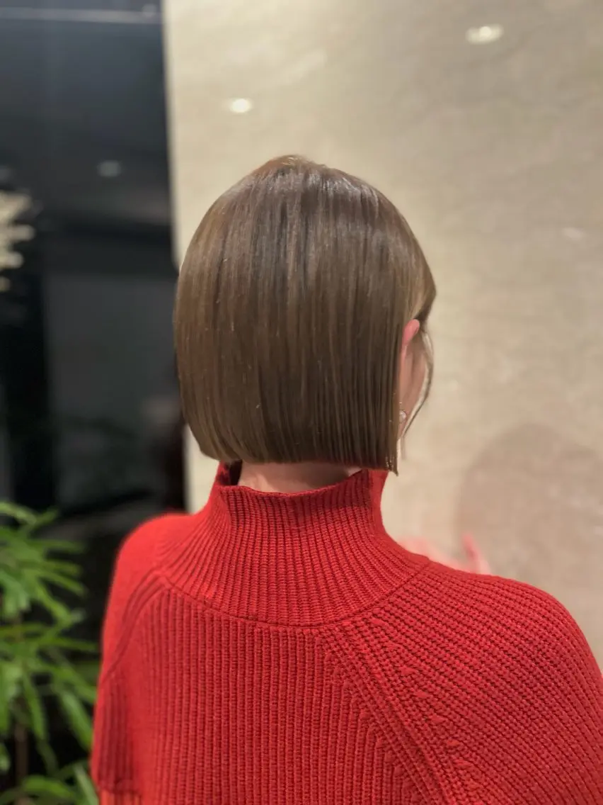 カットメニュー✂︎✨ボブカット+ヘアマスクトリートメントサービスの写真