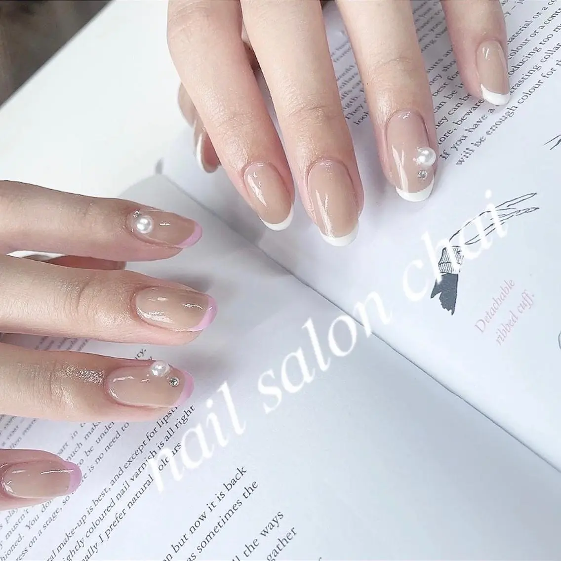 ネイル フレンチネイル nail salon chai 上本町のネイルデザイン