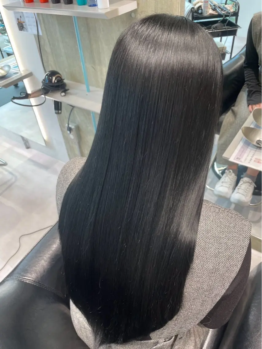 ロング 髪質改善 縮毛矯正 Lino nanaのヘアスタイル