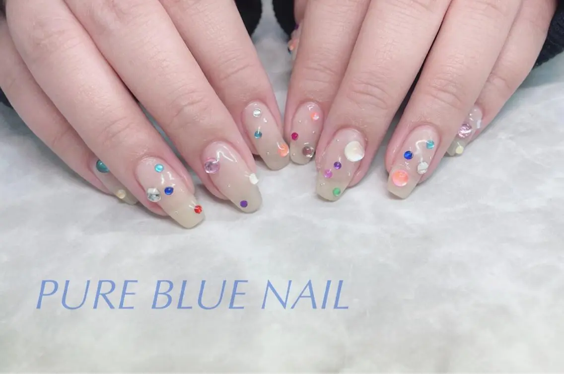 ネイル PURE BLUE NAILのネイルデザイン
