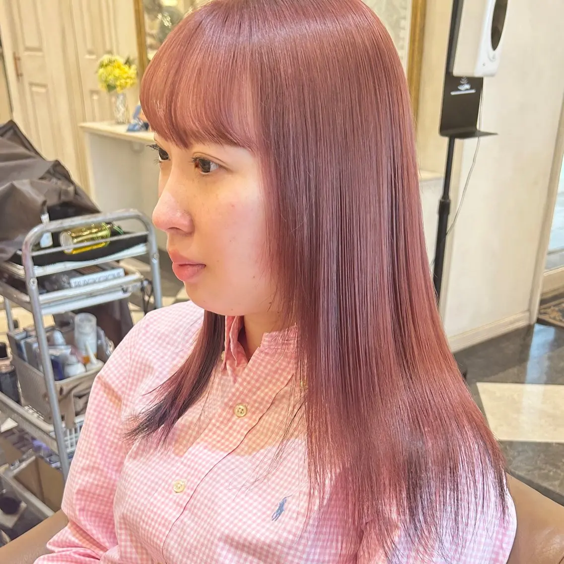 ミディアム カラー ゆう🫧 透明感/ハイトーンのヘアスタイル