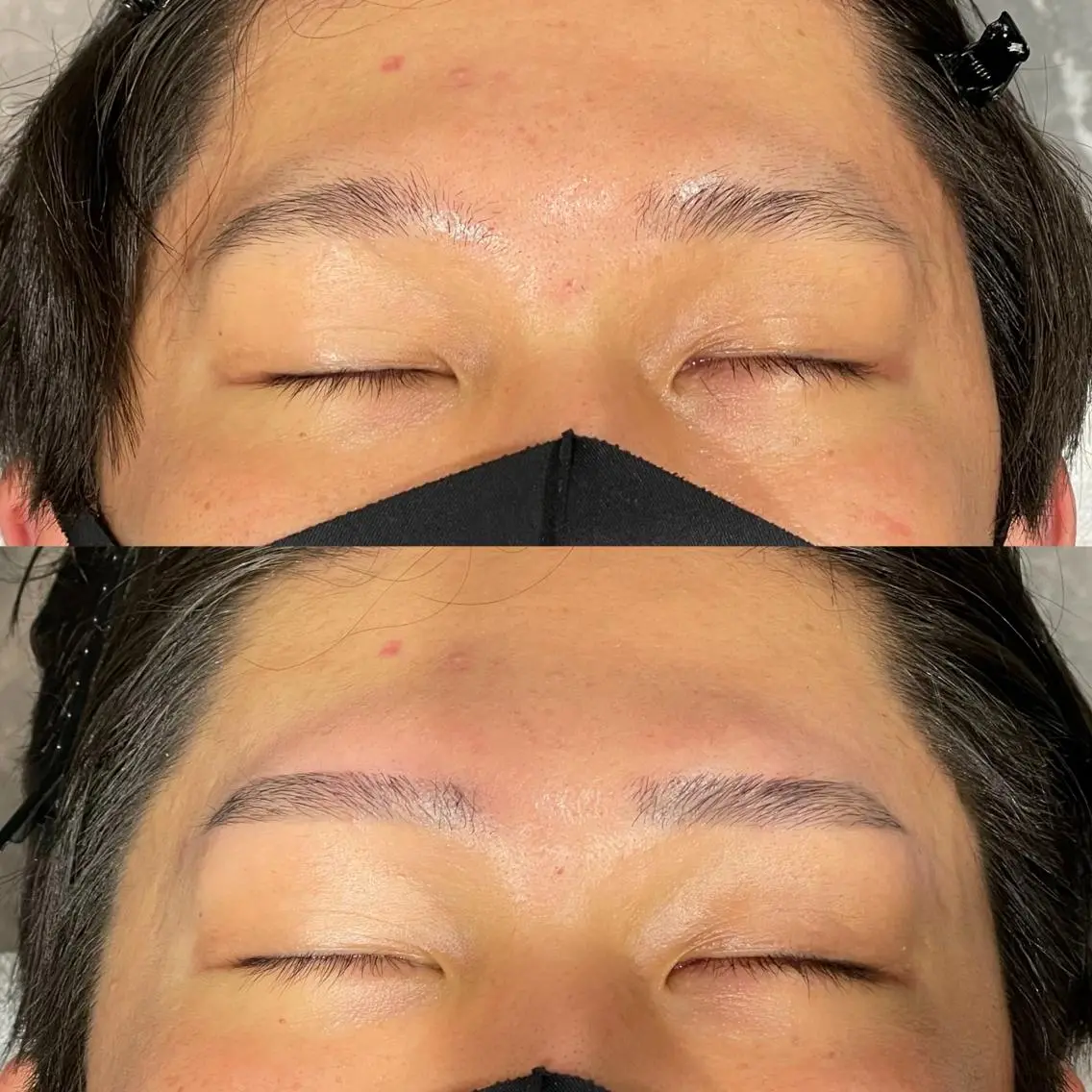 メンズ アイブロウ メンズパーマ 眉毛ワックス脱毛 ワックス脱毛 眉カット その他(アイブロウ) メンズ眉毛ワックス 青山英憲のヘアスタイル