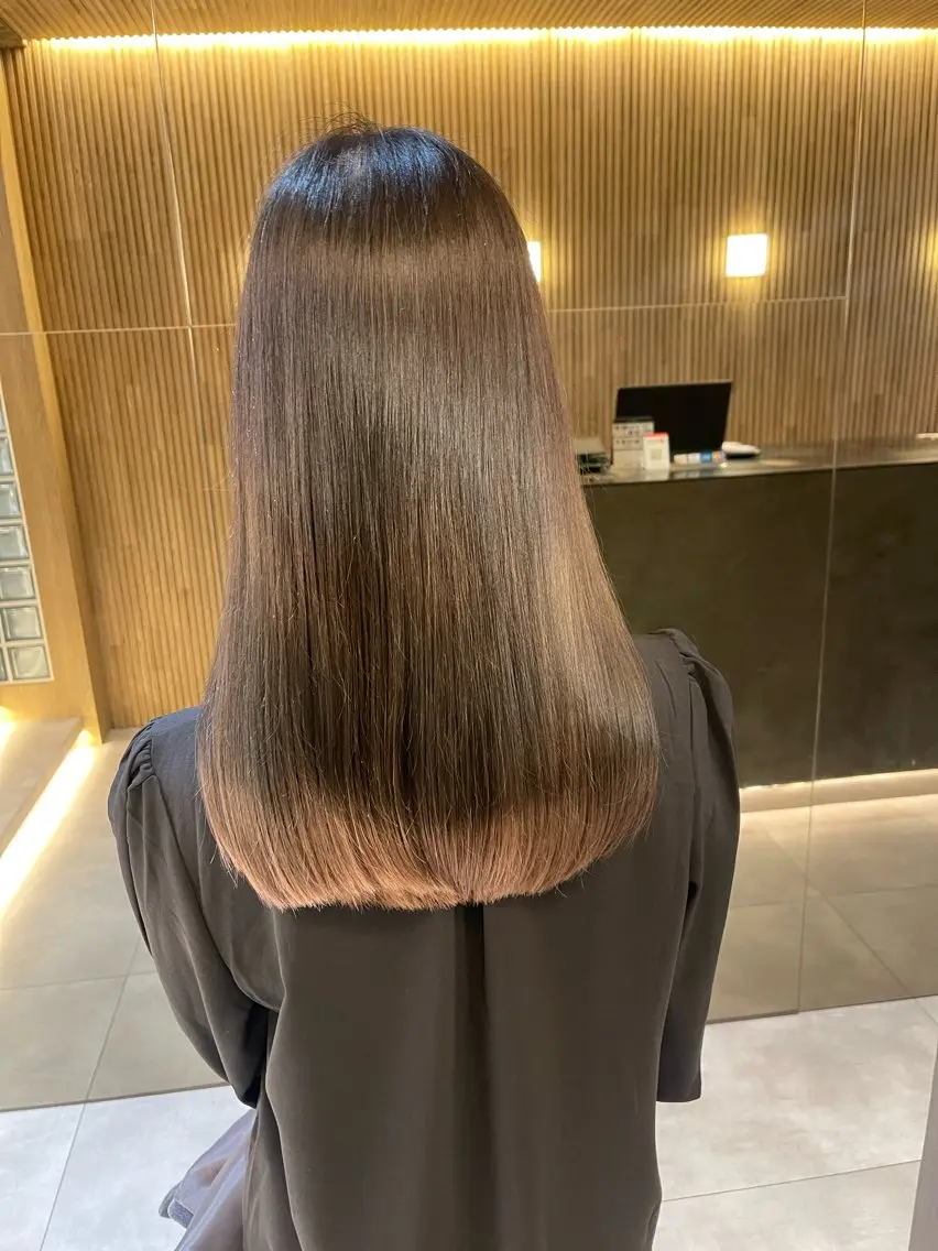 ロング 美髪矯正 selyaのヘアスタイル
