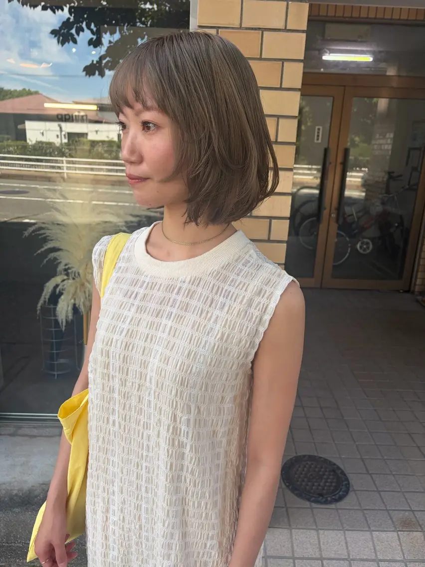 ショート ショートレイヤー 伸ばしかけ レイヤーカット ショートヘア 城慎太郎 大濠/レイヤーカットのヘアスタイル