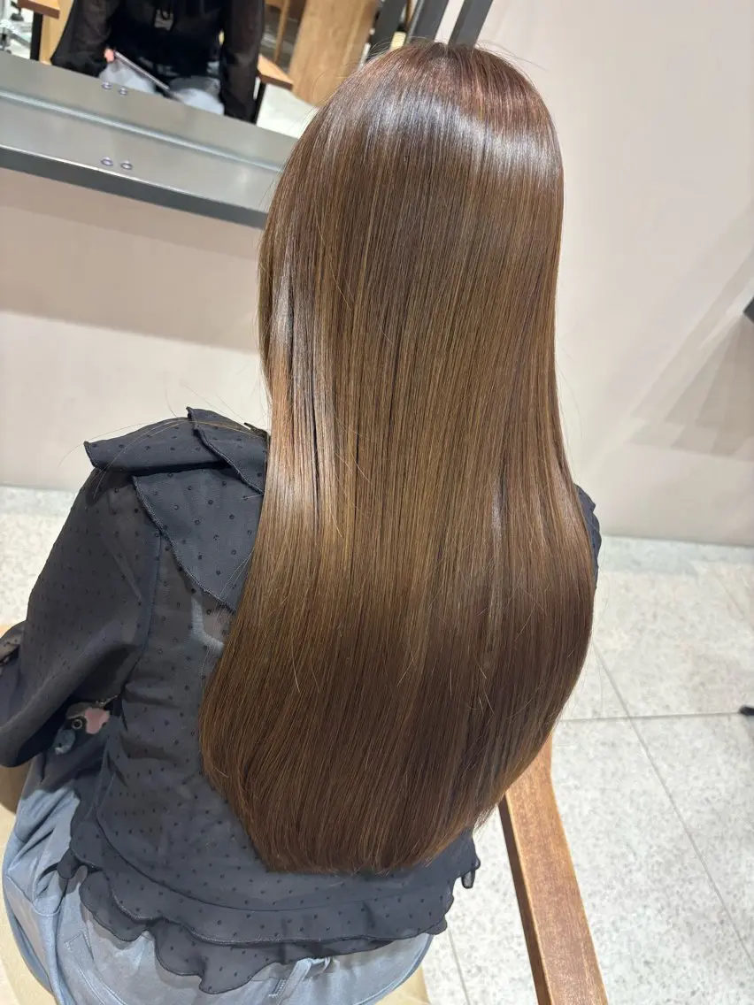 ロング 矢部 菜々のヘアスタイル