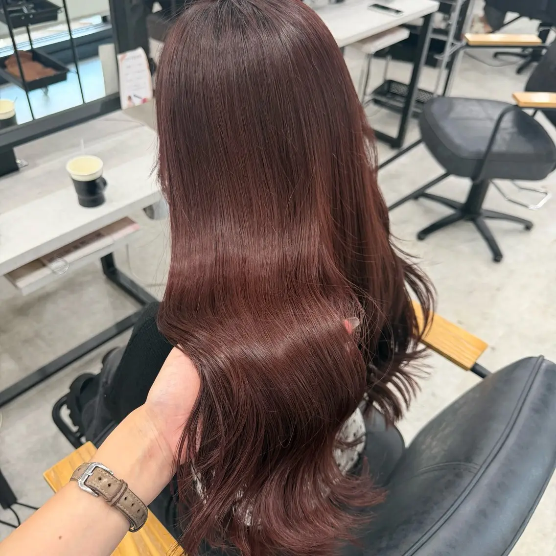 ロング カット ヘアカラー 梅田\カットモデル\ 拓都🧩のヘアスタイル