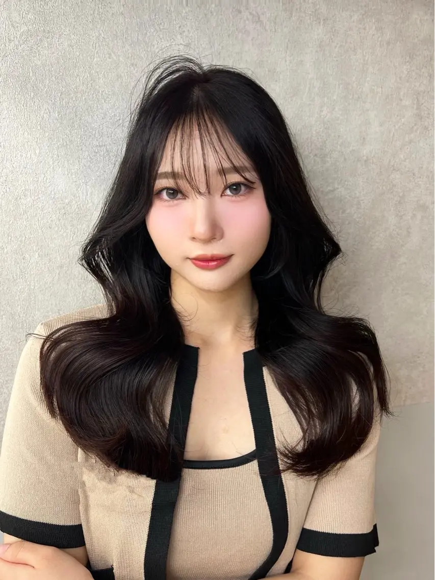 ロング カット ヘアカラー トリートメント 🤎透明感カラー/ suguru🤍のヘアスタイル