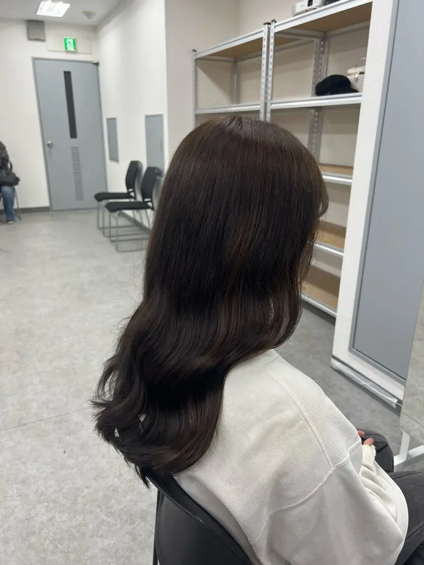 ロング ブリーチありorなし 暖色カラー🎀セナのヘアスタイル