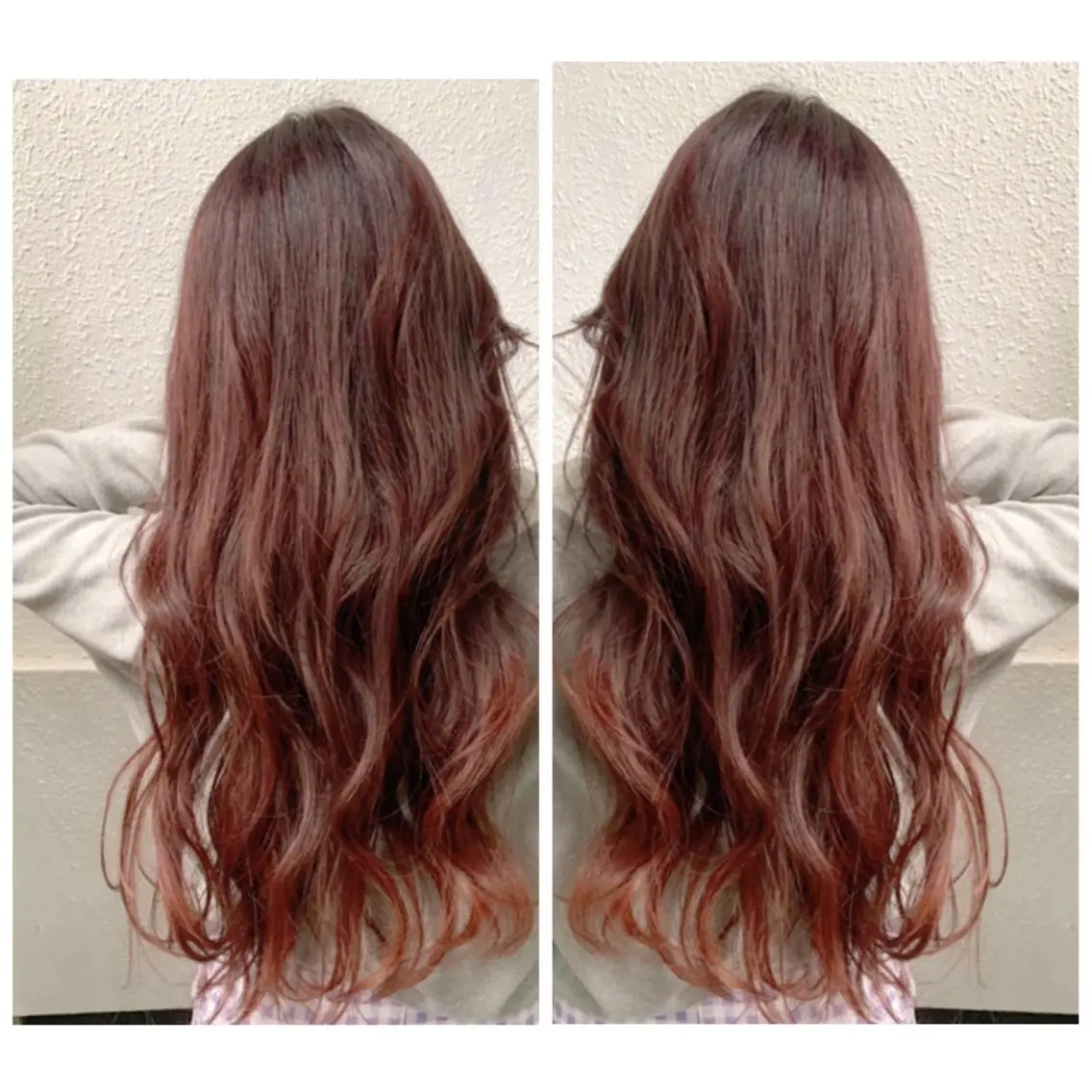 ロング カラー アッシュ バレイヤージュ ブリーチ デザインカラー グレージュ カット ヘアカラー 京都大人女性ショート 徒歩1分/秋山のヘアスタイル