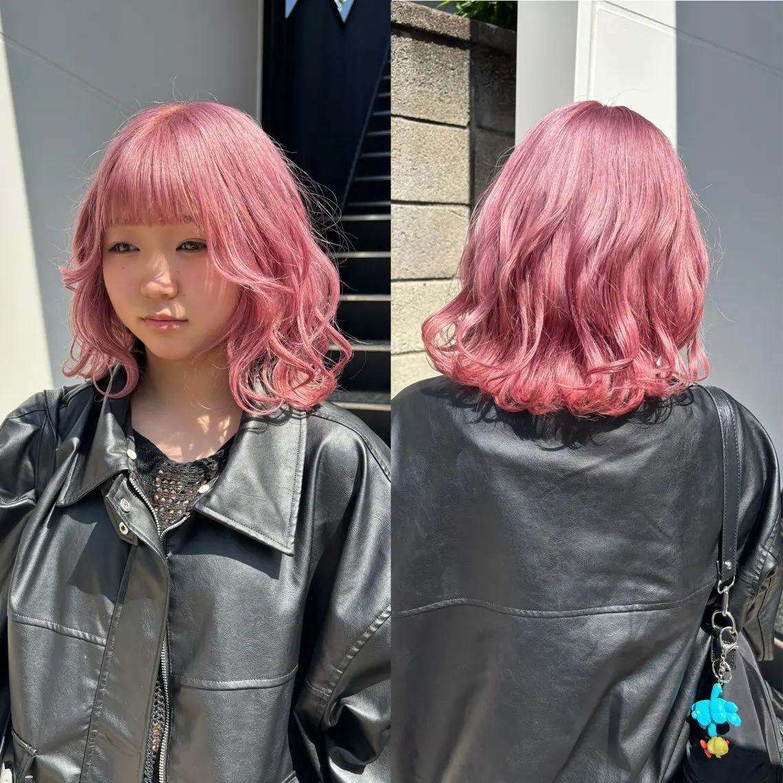 ケアブリーチリタッチ&カラー+3stepトリートメントの写真