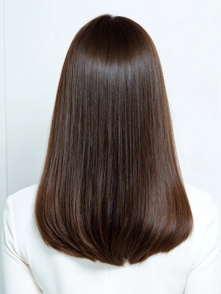 セミロング カラー ヘアカラー 松本 桜のヘアスタイル