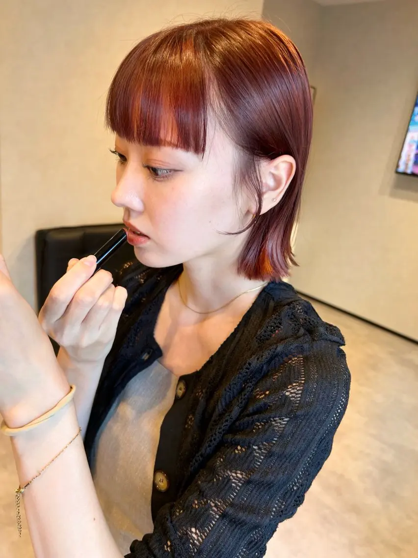 【ミニモ学割】高校卒業🌸-大学専門生限定🍒今っぽカット+シングルカラー🍒の写真