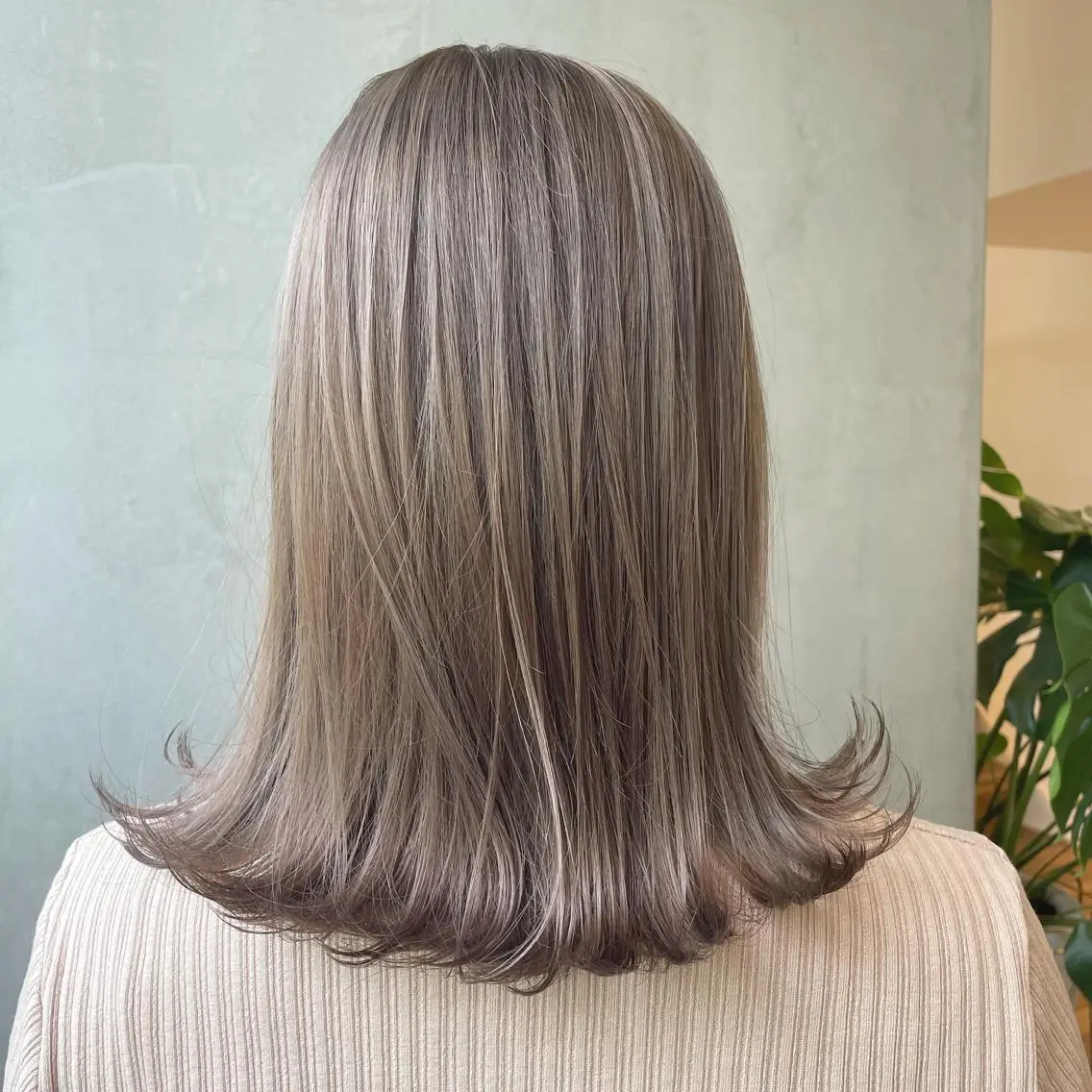 ミディアム カラー ベージュカラー 🫧透明感ヘア🫧 🧸竹花　彩希🧸のヘアスタイル