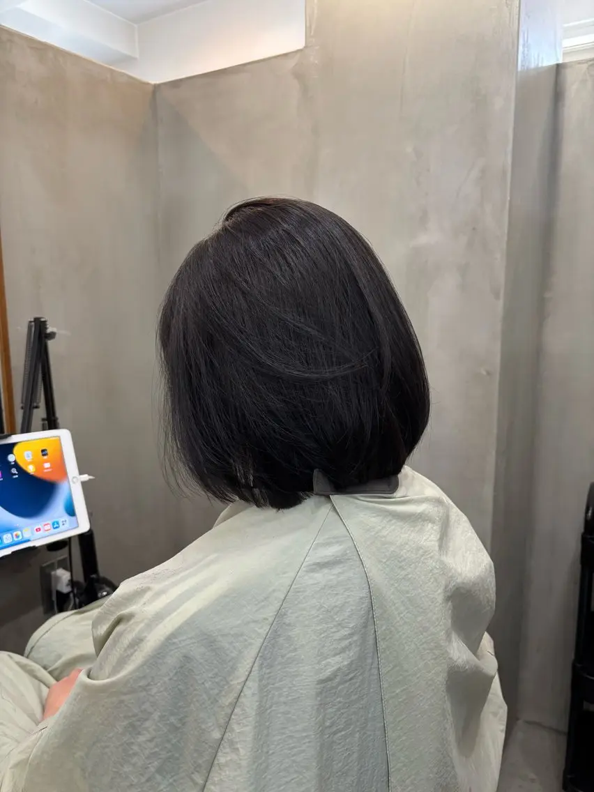 ショート カラー ブリーチ 縮毛矯正 ヘアカラー 中園康 /カラー/ブリーチのヘアスタイル