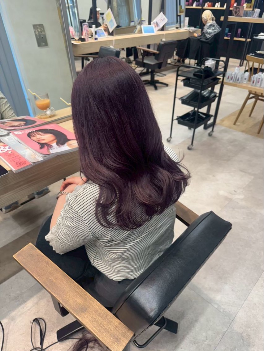 ロング カラー 艶カラー/暖色カラー ♡nami♡のヘアスタイル