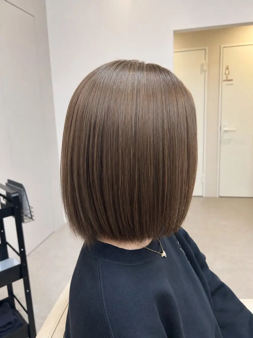 カラー 兼古 望羽のヘアスタイル