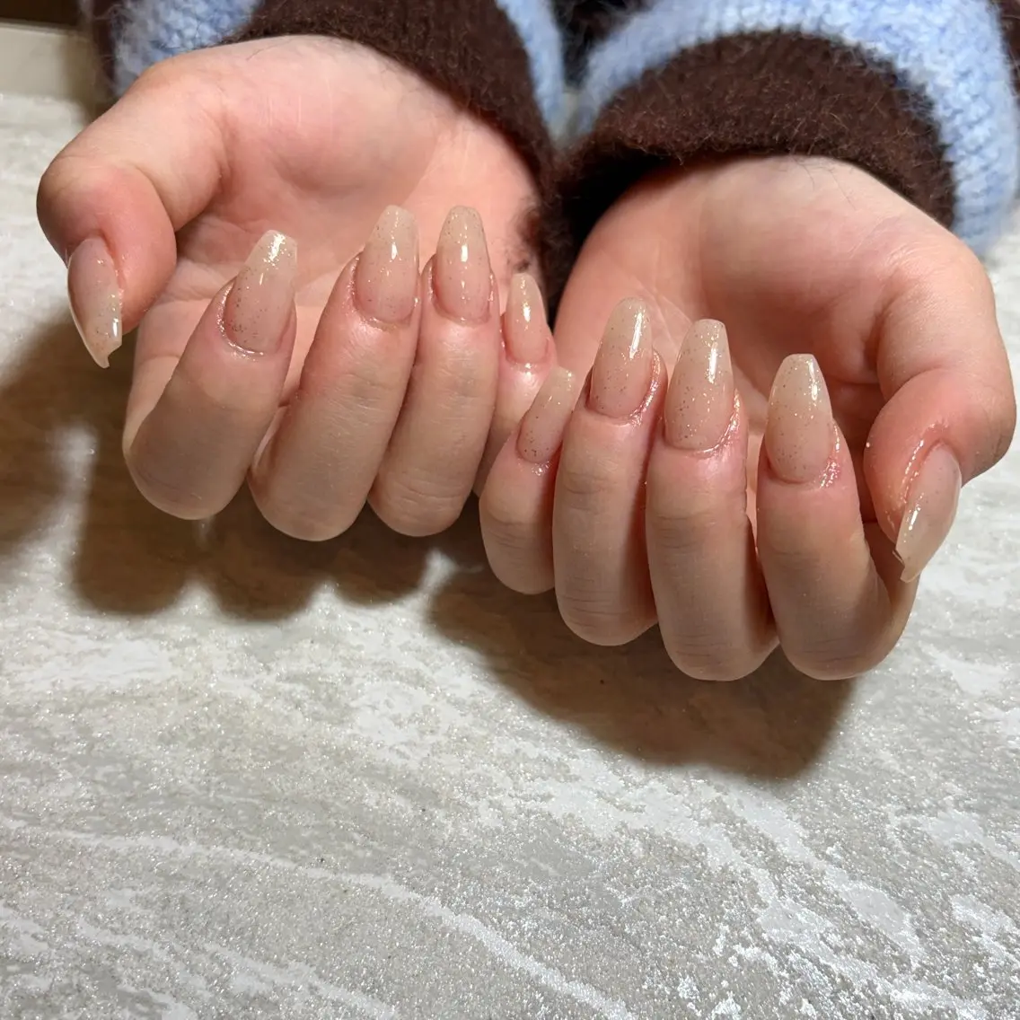 スカルプ＋ワンカラーorラメグラ（オフなし）の写真