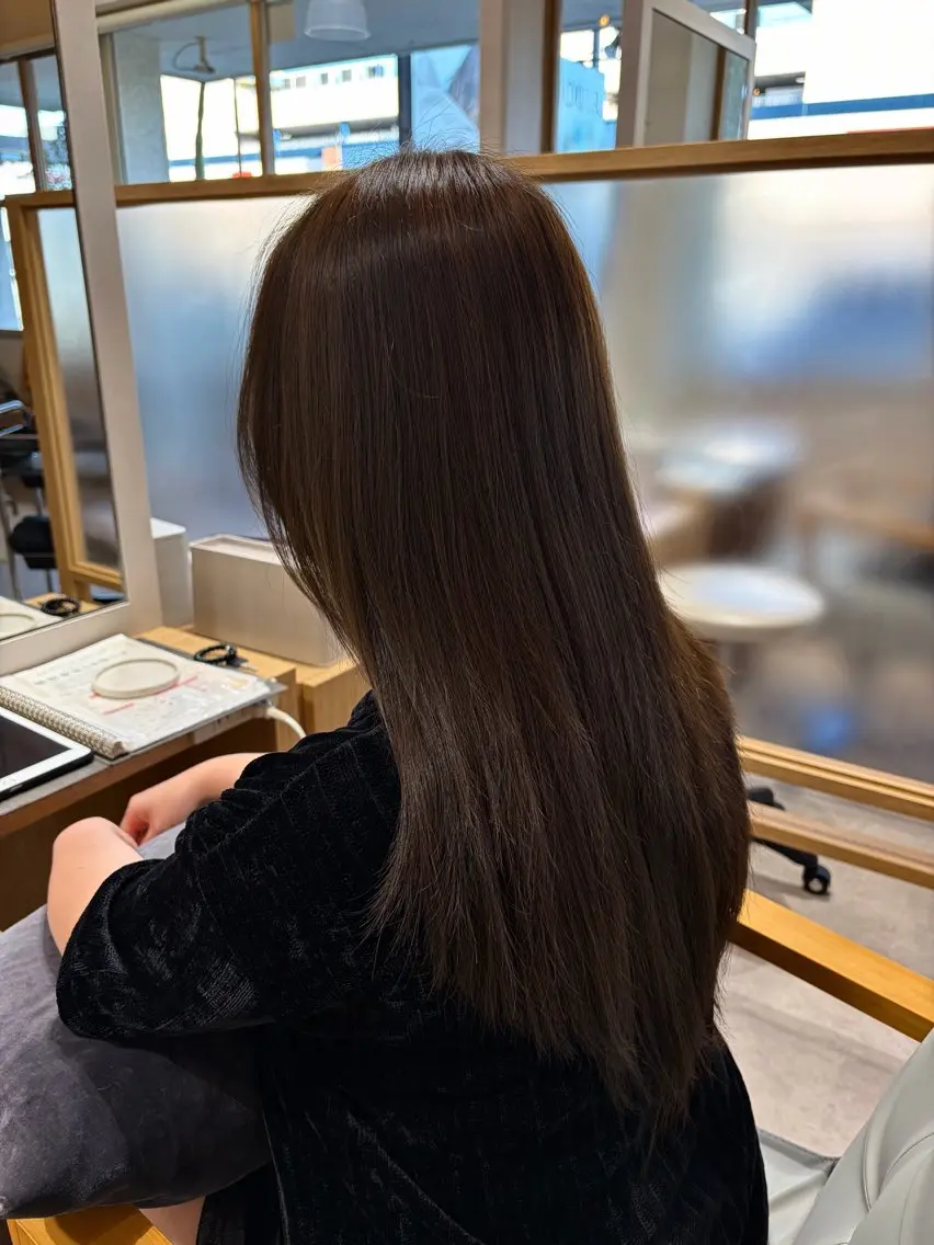 ロング ヘアカラー カラーモデル募集中 .꒰ঌ虹奈໒꒱のヘアスタイル