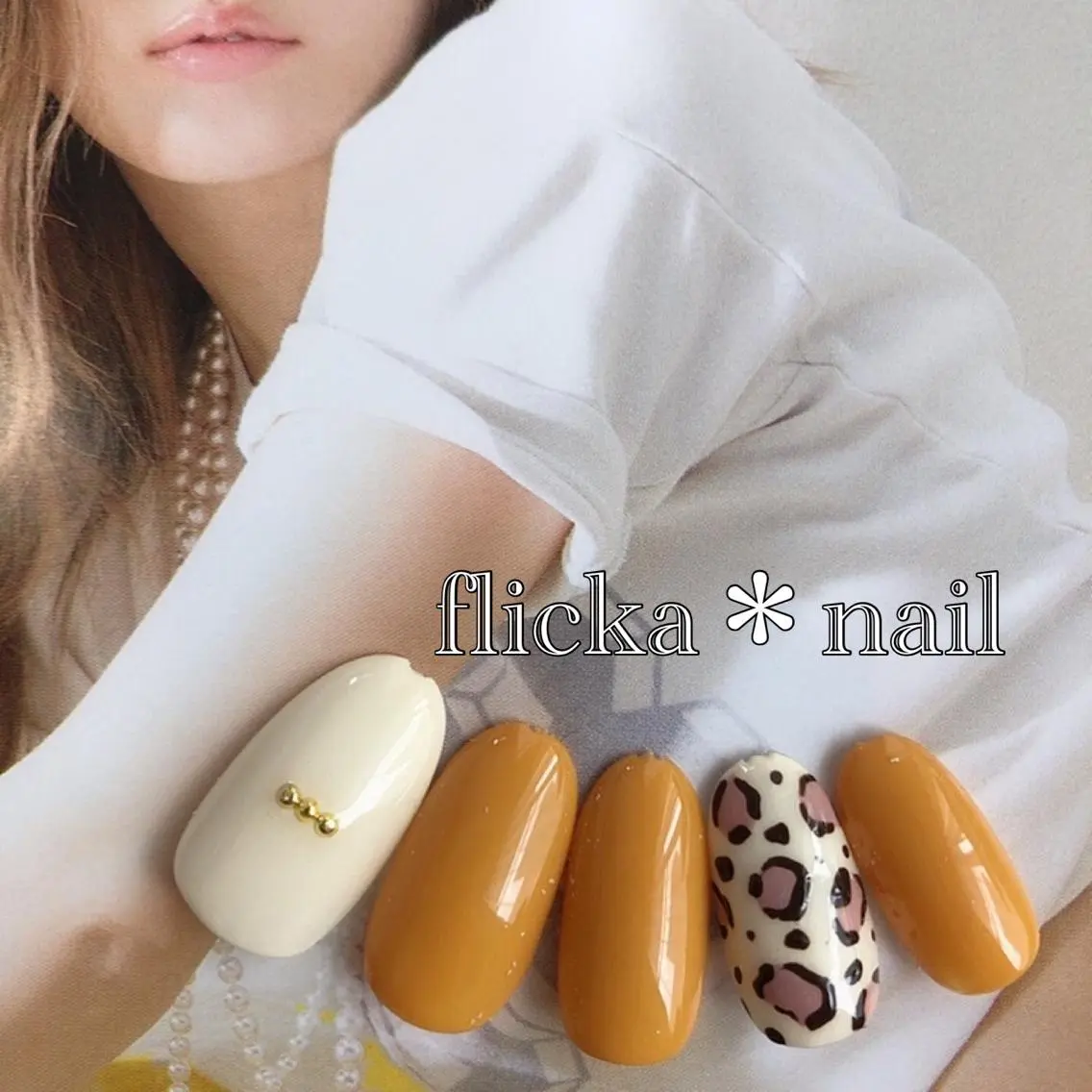 ネイル アニマル柄 ハンドネイル flicka* nailのネイルデザイン