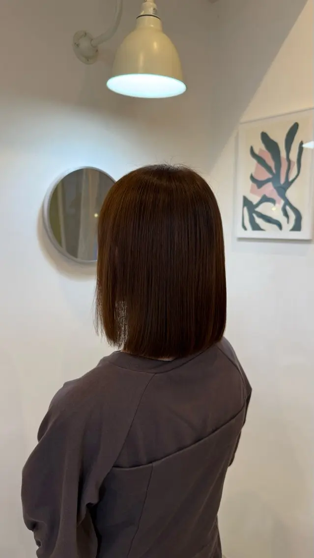 ミディアム カラー カット ヘアカラー 【YARD.】橋本 稀乃のヘアスタイル