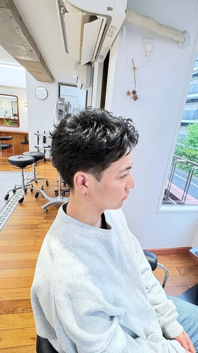 ショート メンズ ショートヘア メンズカット 髙橋創のヘアスタイル