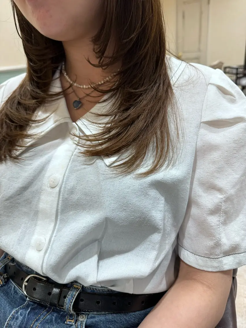 ロング カラー 髪質改善 レイヤーカット ロング トリートメント カット ヘアカラー トリートメント 新越谷noble店長 松本拓也▶◀*.のヘアスタイル