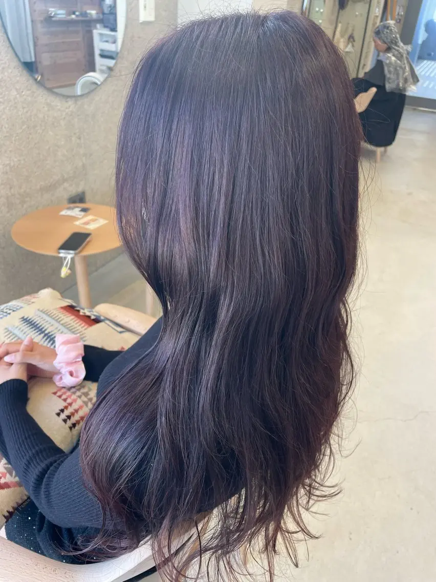 ロング カット ヘアカラー トリートメント SiLO/ mahiroのヘアスタイル