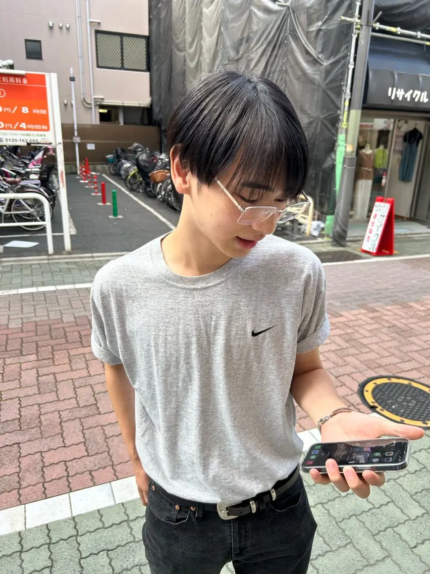 メンズカットの写真